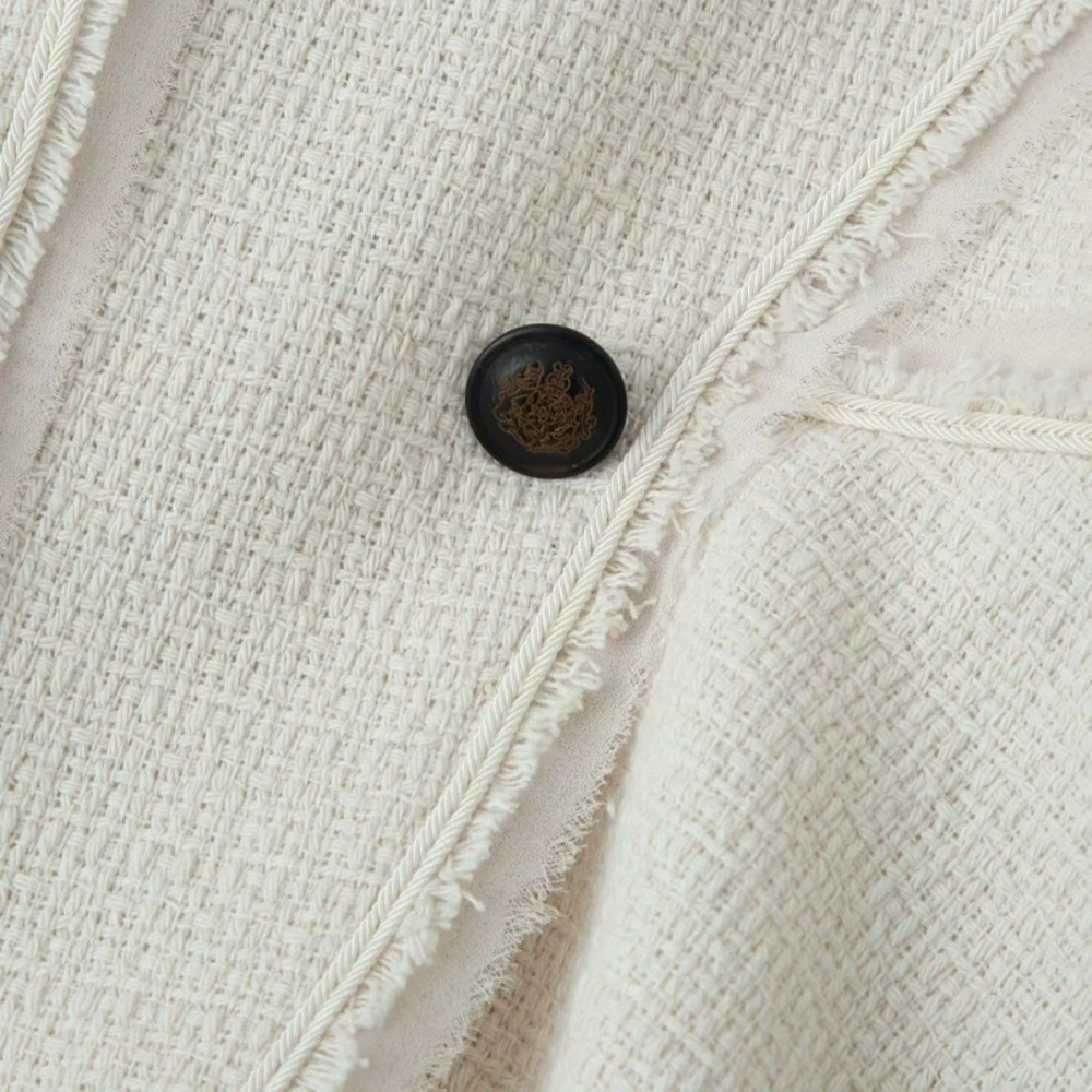 ZARA Elegant Fitted Waist Wool Blazer